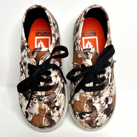 Vans ASPCA Limited Edition Cat Print Sneakers - Picture 1 of 7